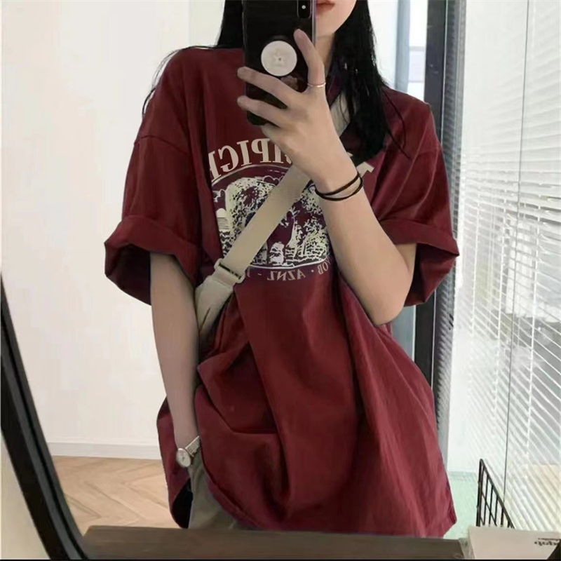 Street Fashion Essentials - LMQ Letter Print Street Fashion Clothes