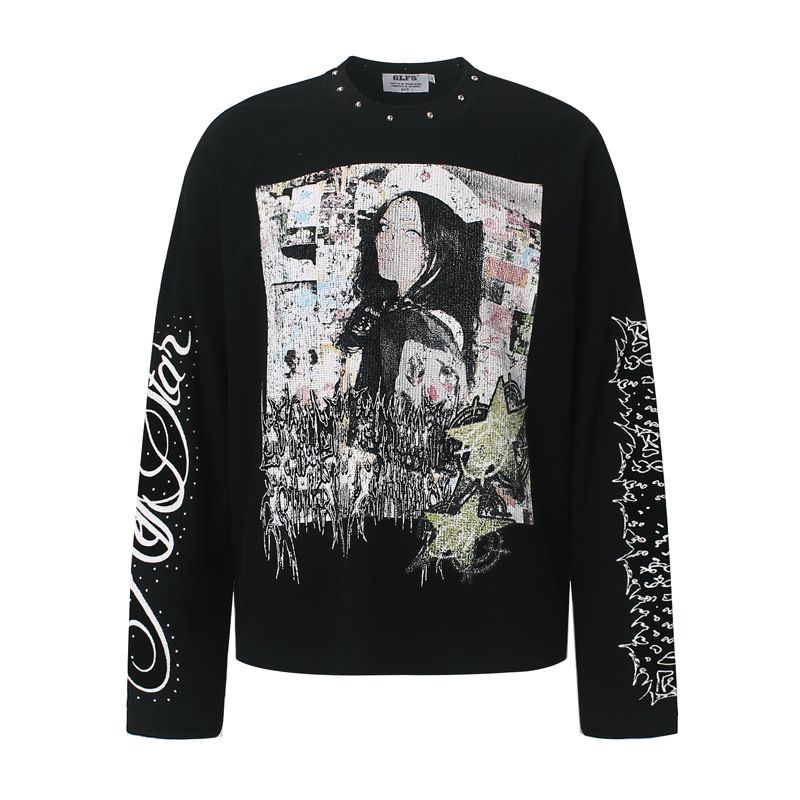 Street Fashion China - Men's High Street Graffiti T Shirt