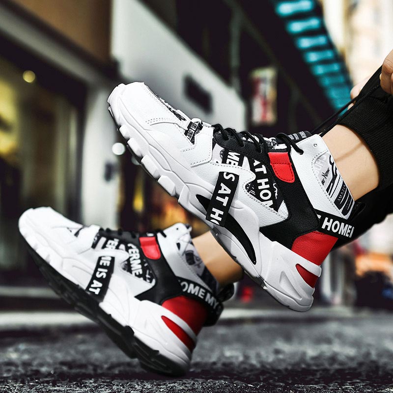 Street Fashion Online Shopping - Large Size High Top Chunky Man