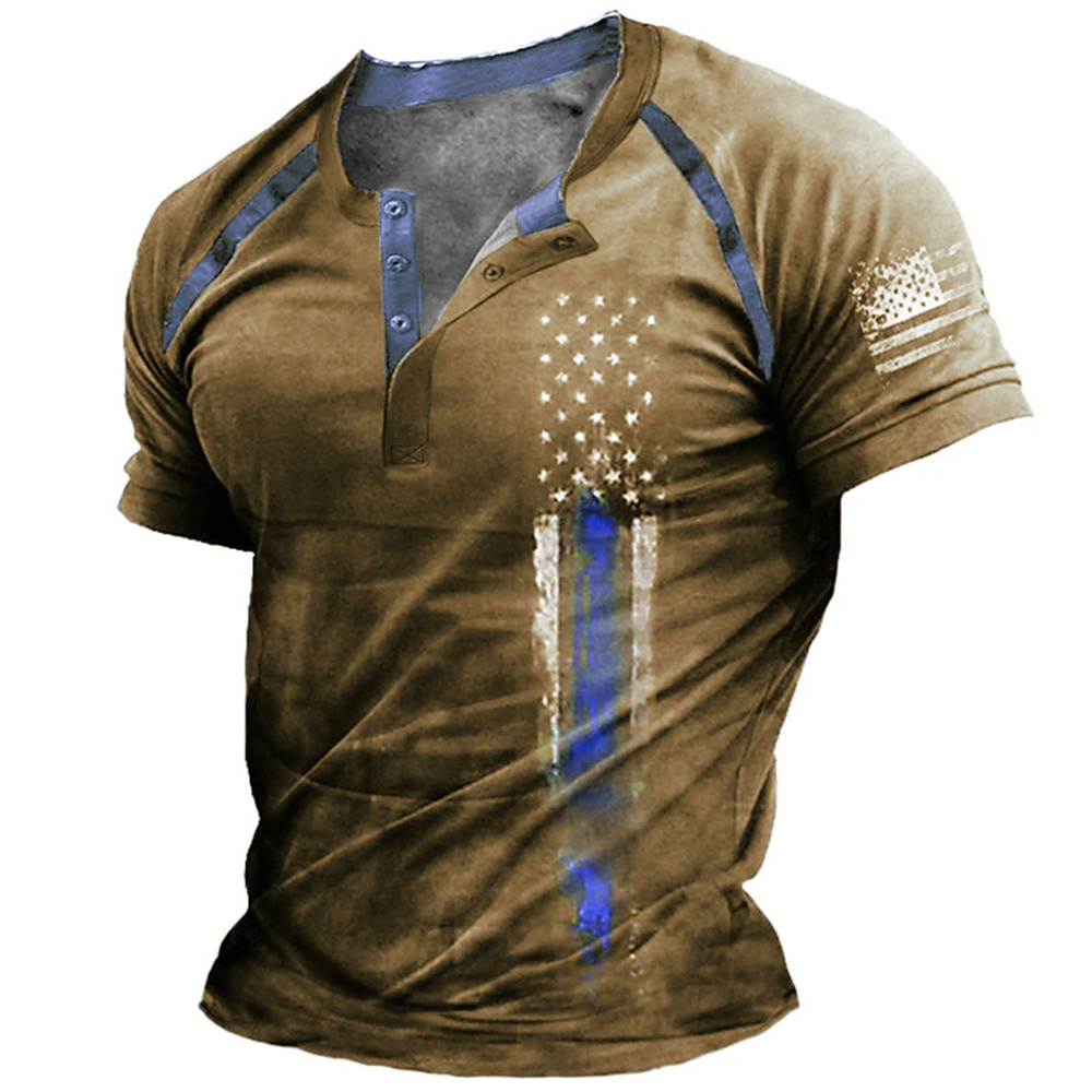 Street Fashion China - Funny 3D American Flag Print Men's