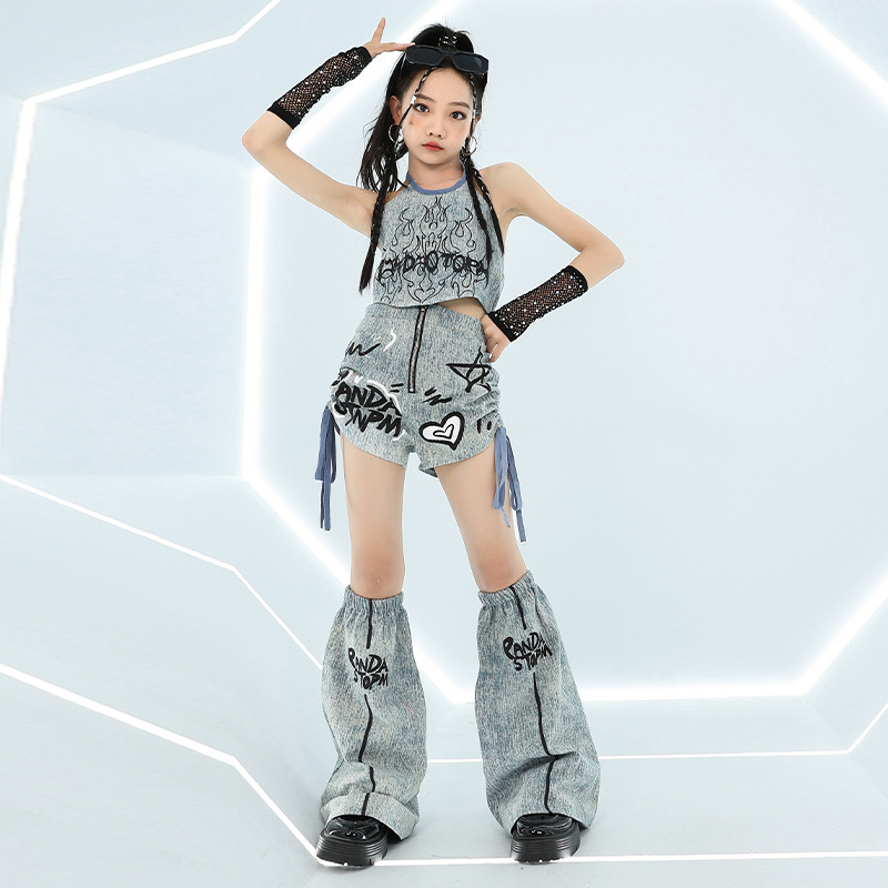 Street Fashion Jeans Women - Cool Girl Hip Hop Jeans Tops