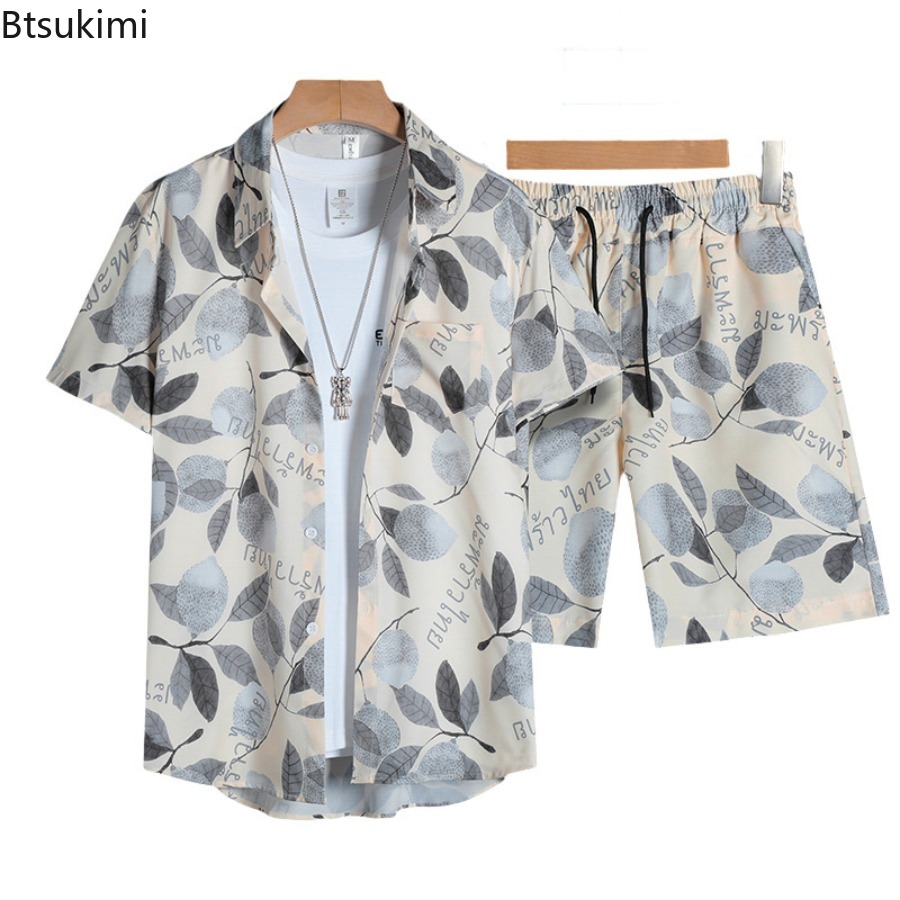 Street Fashion China - 3D Printed Men's Short Sleeved Shirt