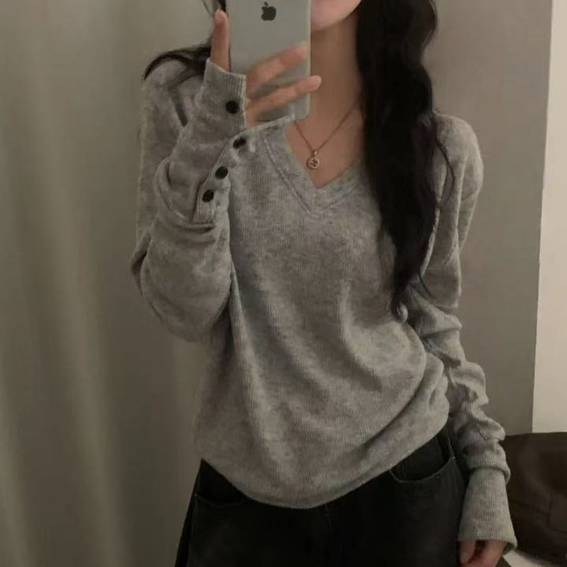 MEXZT Streetwear Gray Sweater  - Street Fashion In Korea ulasan dan harga