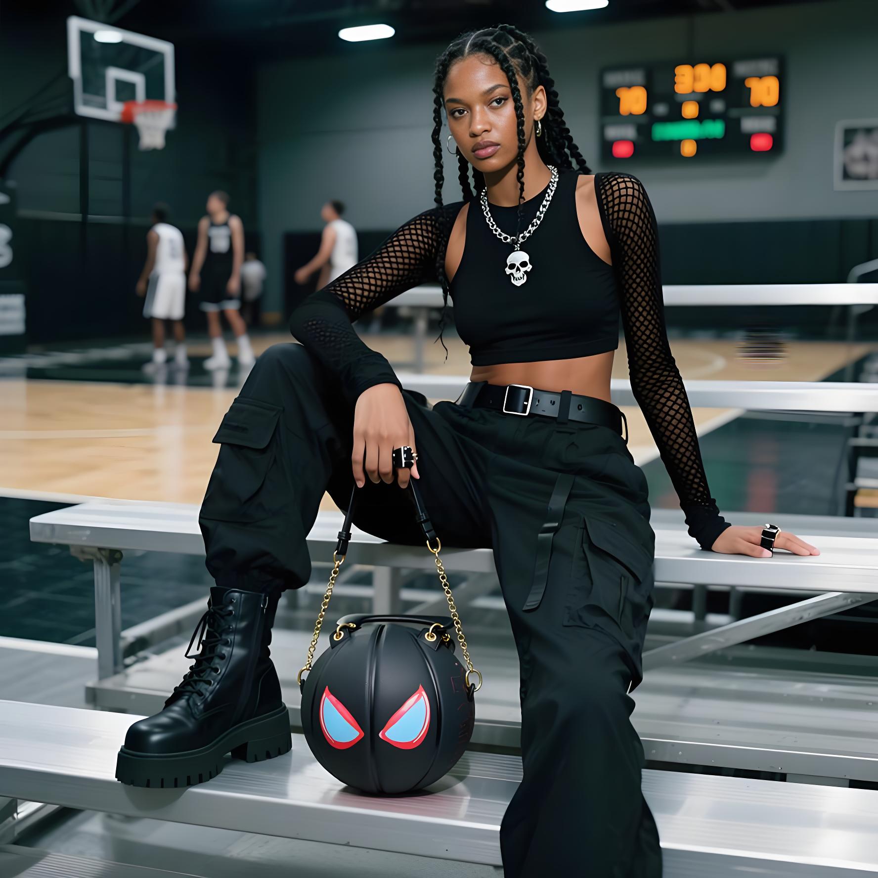 Kuangmi Basketball-Inspired Ha - Street Fashion Essentials ulasan dan harga