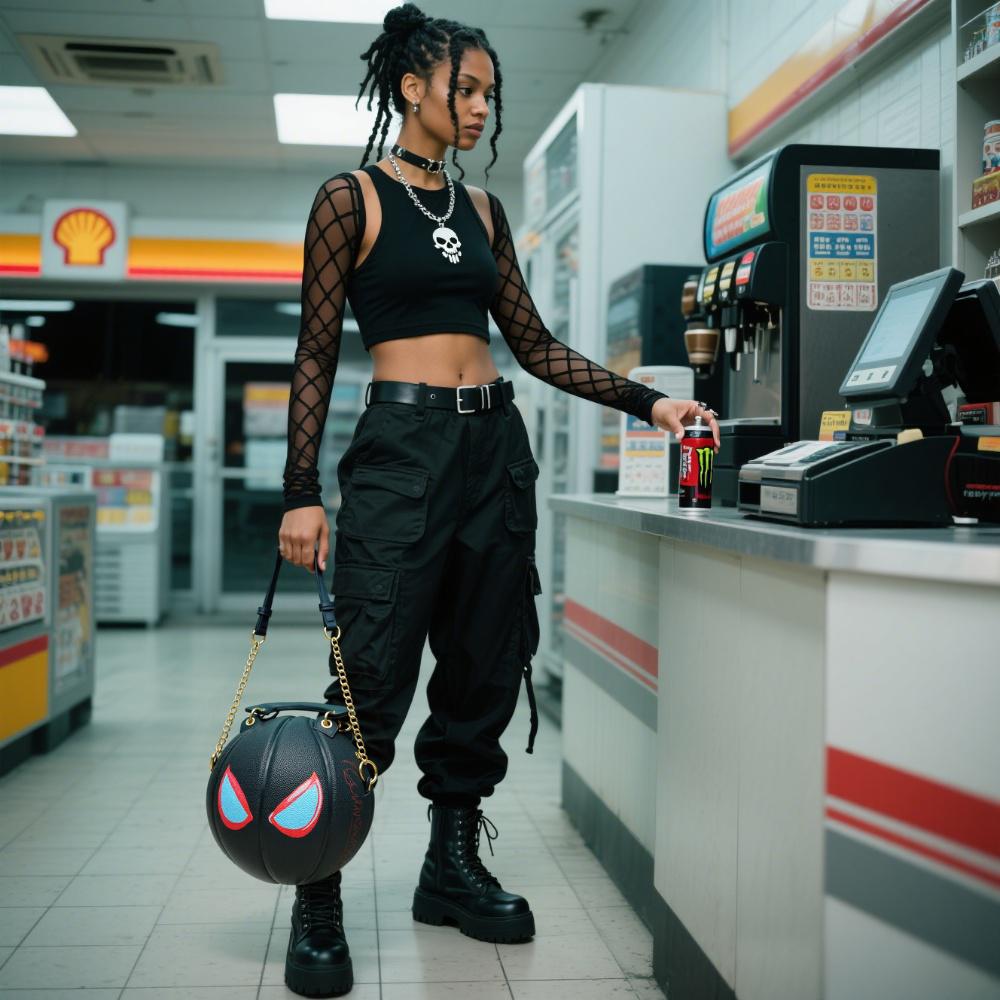 Kuangmi Basketball-Inspired Ha - Street Fashion Essentials ulasan dan harga
