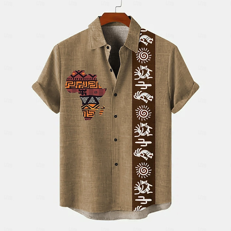Linen Men's Shirt Short Sleeve - Parade Fashion Street ulasan dan harga