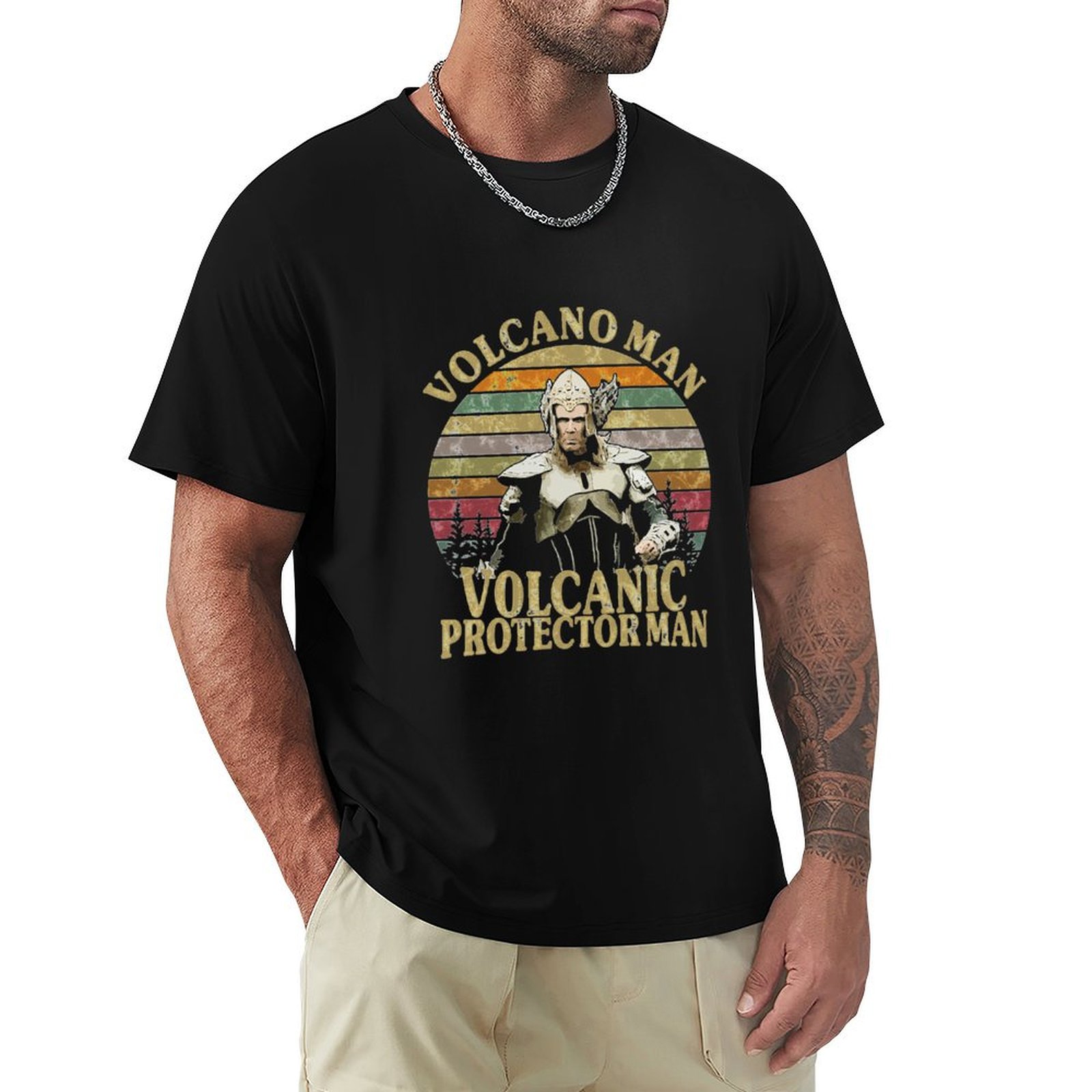 Volcano Man Essential T-Shirt  - Street Fashion Essentials ulasan dan harga
