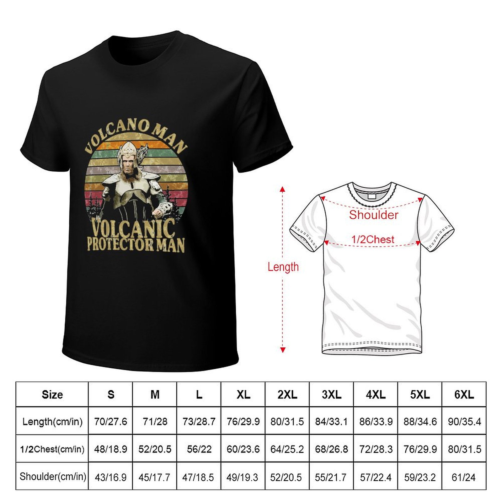 Volcano Man Essential T-Shirt  - Street Fashion Essentials ulasan dan harga