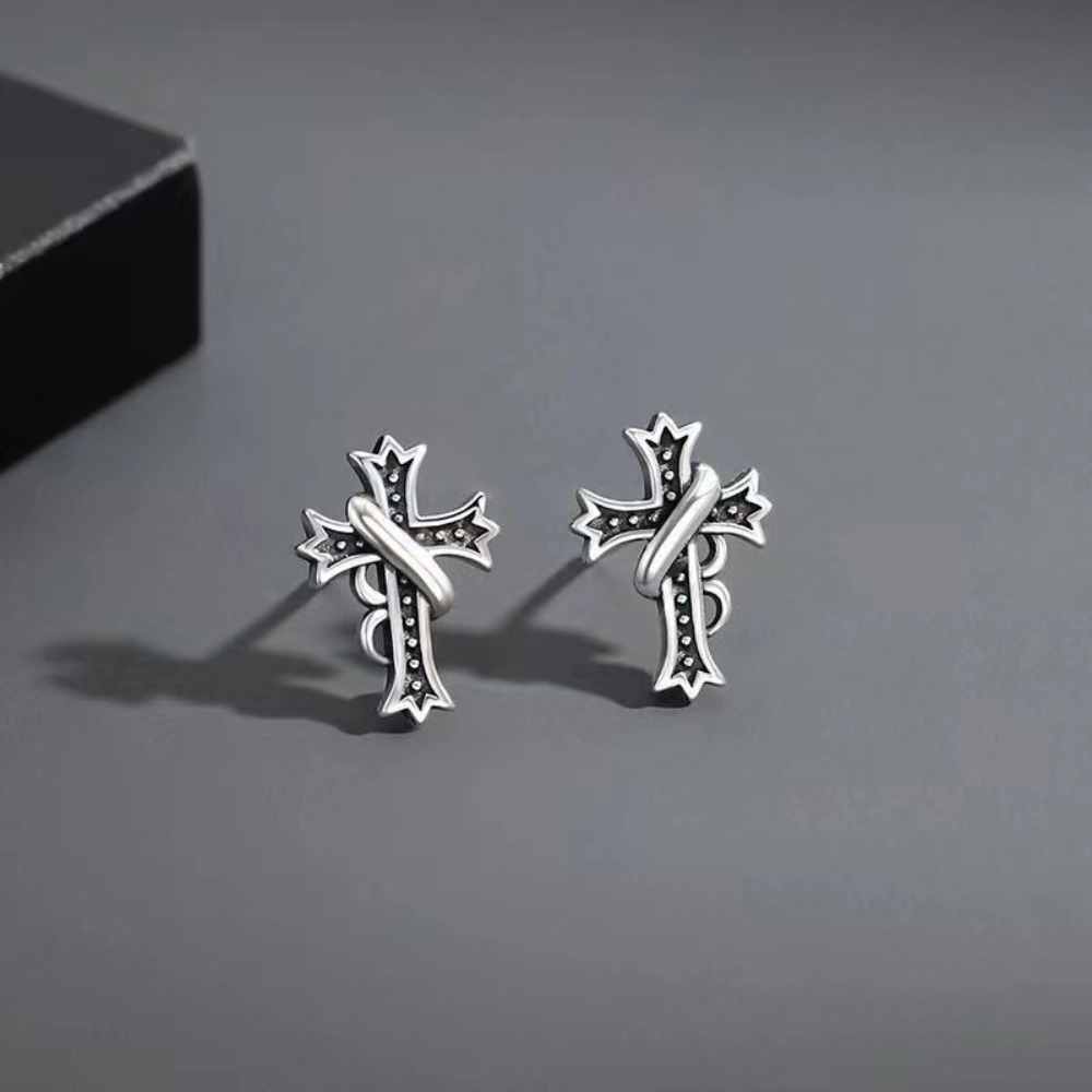 New Simple Men and Women Fashi - Street Fashion Earrings ulasan dan harga