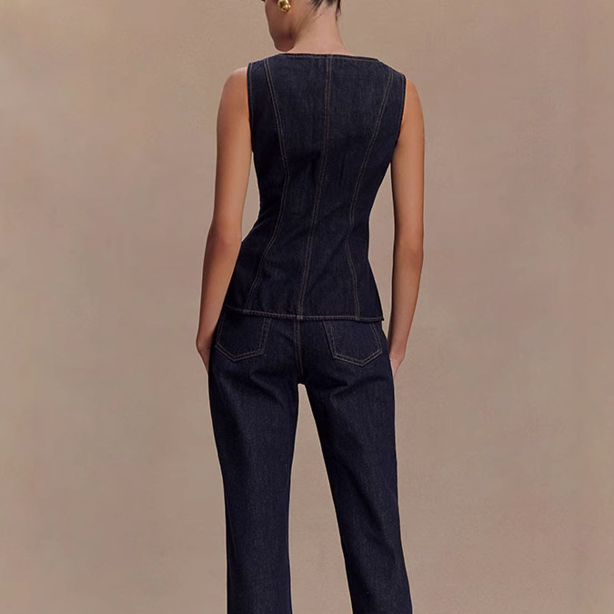 Summer Denim Pant Sets Women 2 - Street Fashion Jeans Women ulasan dan harga