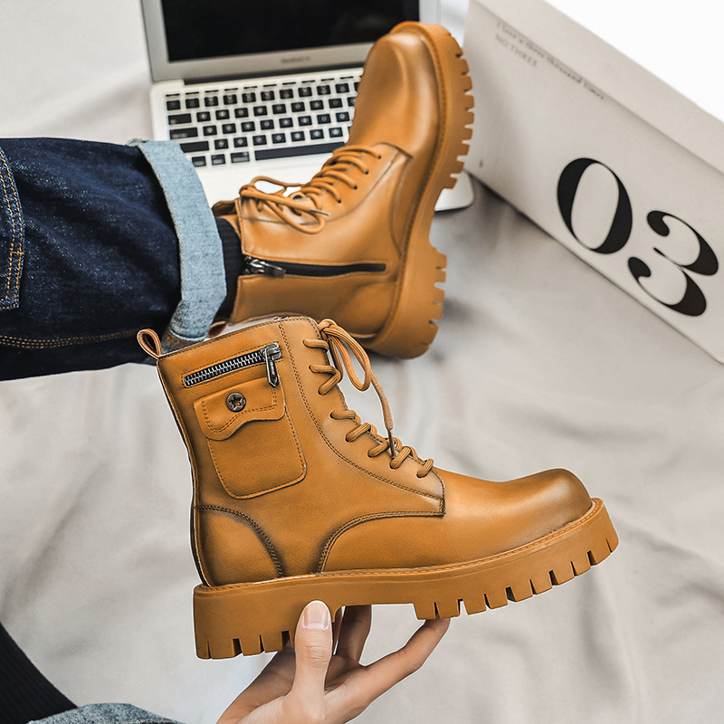 2025 Trend Men Boots Sneakers  - Street Fashion Trends ulasan dan harga