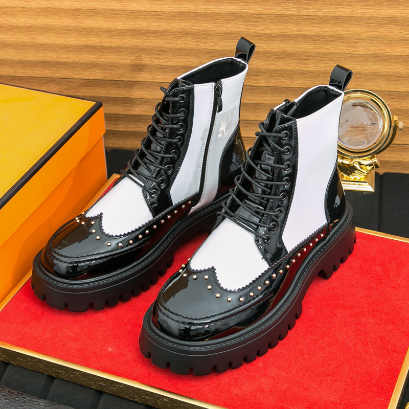 Fashion Rivet Men Ankle Boots  - Parade Fashion Street ulasan dan harga