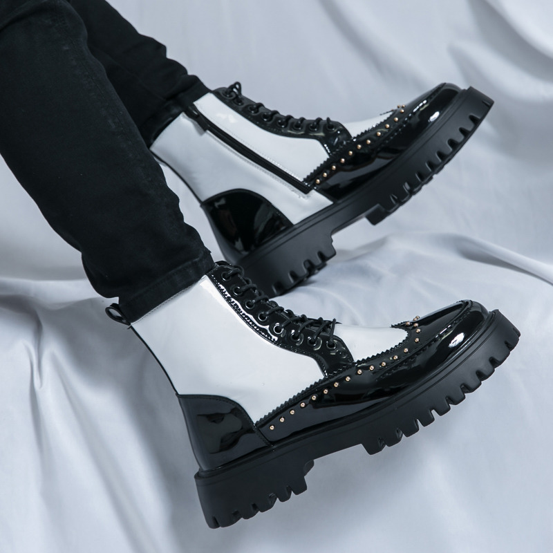 Fashion Rivet Men Ankle Boots  - Parade Fashion Street ulasan dan harga