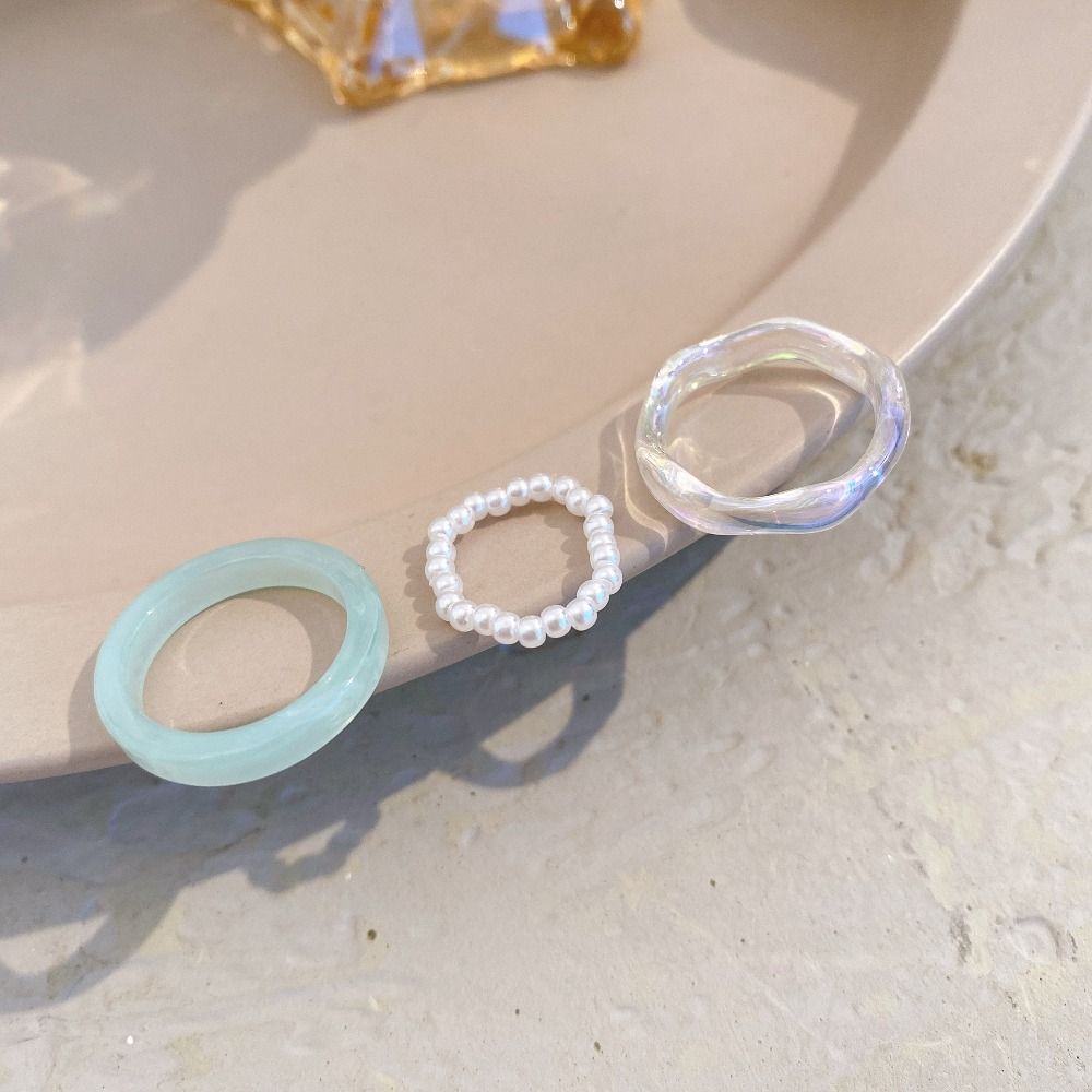 Acrylic Beads Vegetarian Circl - Street Fashion Essentials ulasan dan harga