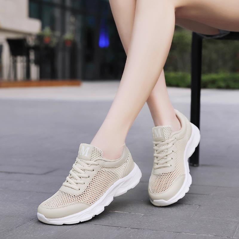 Summer Breathable Sneakers Wom - Street Fashion Online Shopping ulasan dan harga