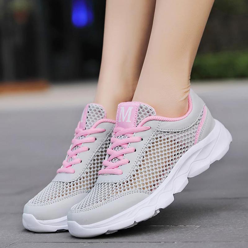Summer Breathable Sneakers Wom - Street Fashion Online Shopping ulasan dan harga