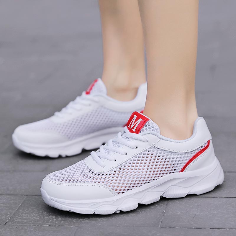 Summer Breathable Sneakers Wom - Street Fashion Online Shopping ulasan dan harga