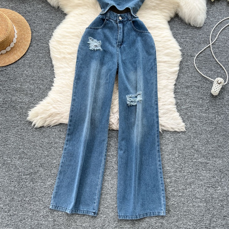 Denim Jumpsuits Women One Piec - Street Fashion Jeans Women ulasan dan harga