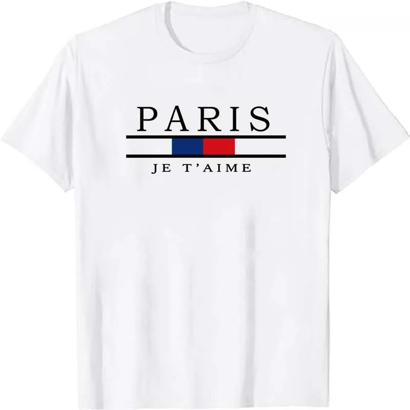 Paris Graphic Print T-shirts M - Street Fashion Paris ulasan dan harga
