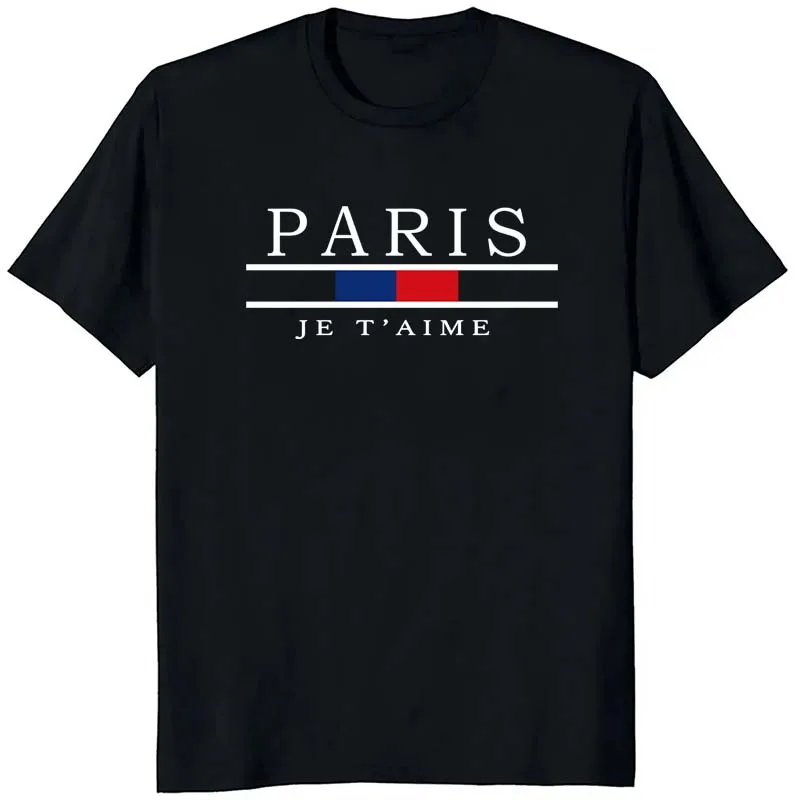 Paris Graphic Print T-shirts M - Street Fashion Paris ulasan dan harga