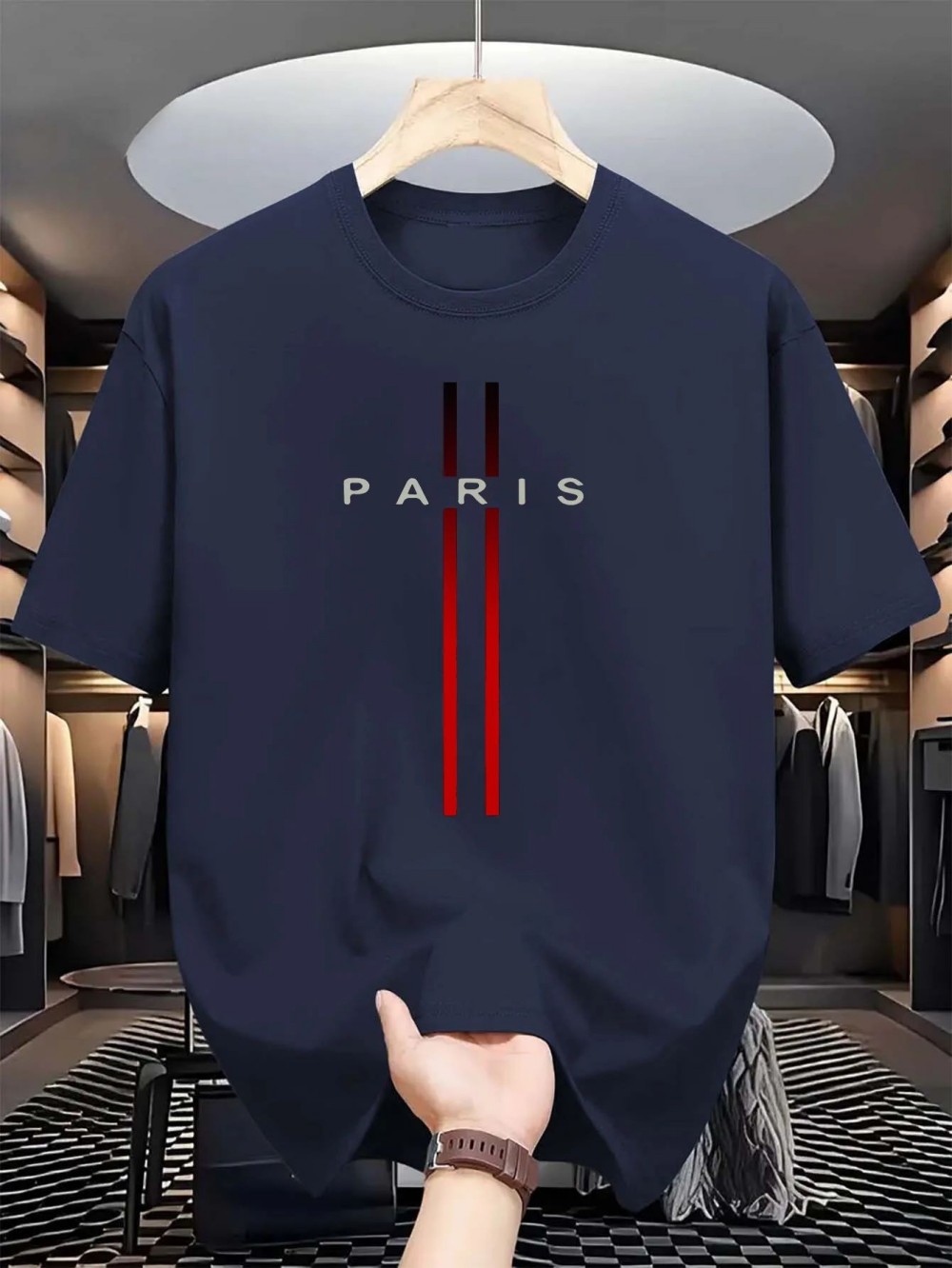 Paris Letter 3D print sport Qu - Street Fashion Paris ulasan dan harga