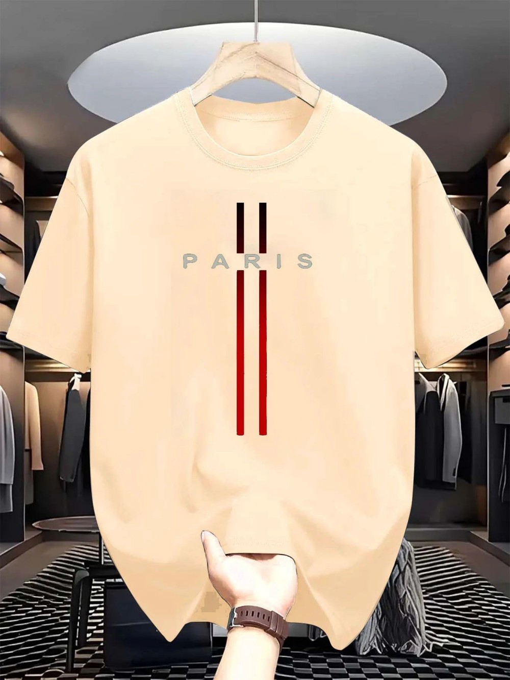 Paris Letter 3D print sport Qu - Street Fashion Paris ulasan dan harga