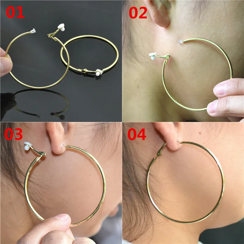 Clip on Earrings for Women No  - Street Fashion Earrings ulasan dan harga