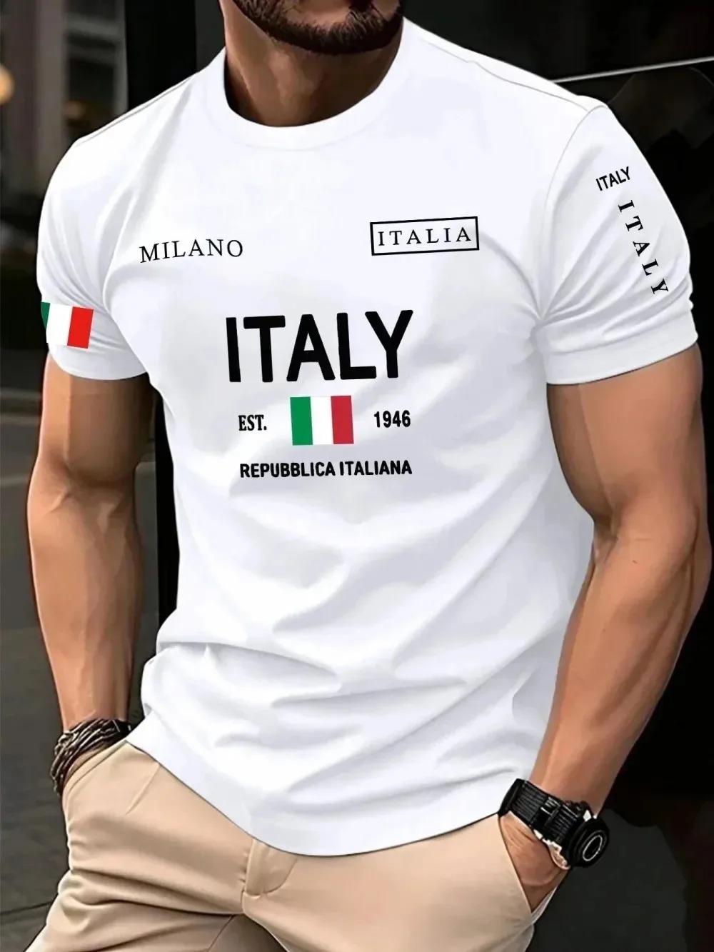 3D Print European  American Fa - Street Fashion Of Milan ulasan dan harga