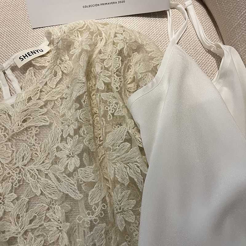 MEXZT Elegant Sheer White Shir - Street Fashion In Korea ulasan dan harga