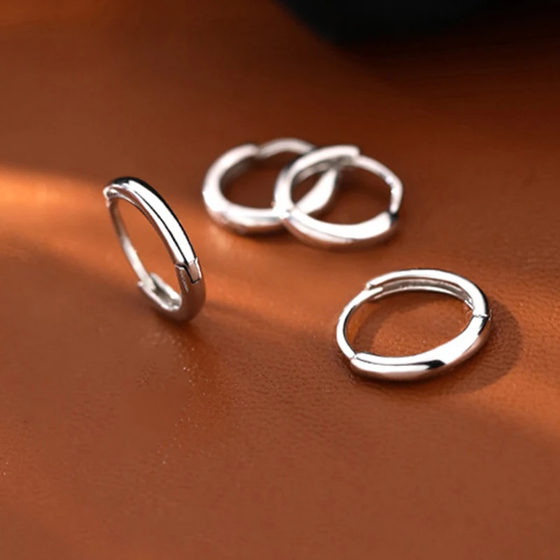 4 Pairs Punk Steel-color Stain - Street Fashion Earrings ulasan dan harga