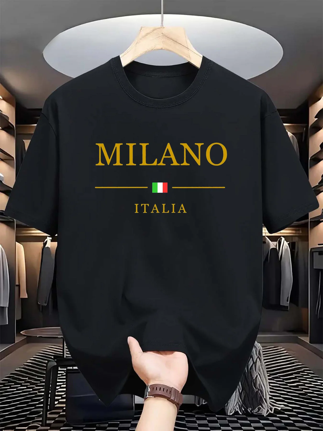 Men's summer 3d printed T-shir - Street Fashion Of Milan ulasan dan harga