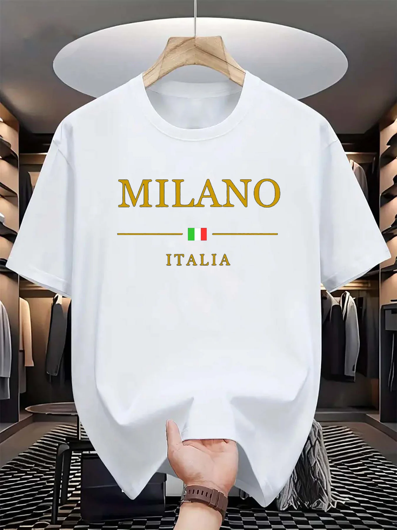 Men's summer 3d printed T-shir - Street Fashion Of Milan ulasan dan harga