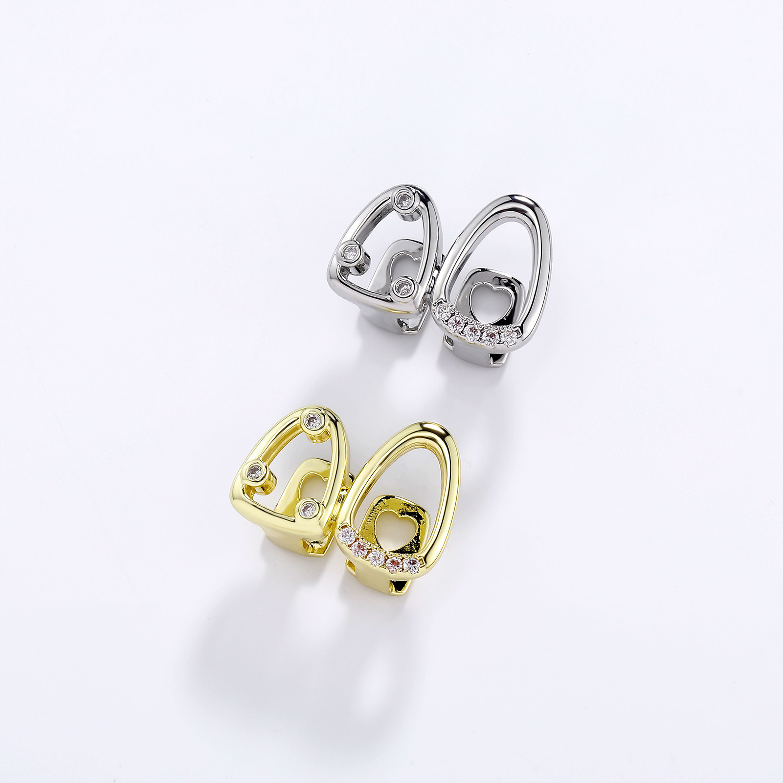 1Pc Fashion Copper Inlaid Zirc - Street Fashion Essentials ulasan dan harga