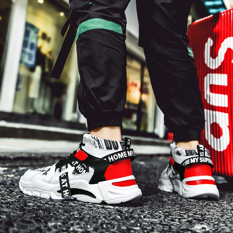 Large Size High Top Chunky Man - Street Fashion Online Shopping ulasan dan harga