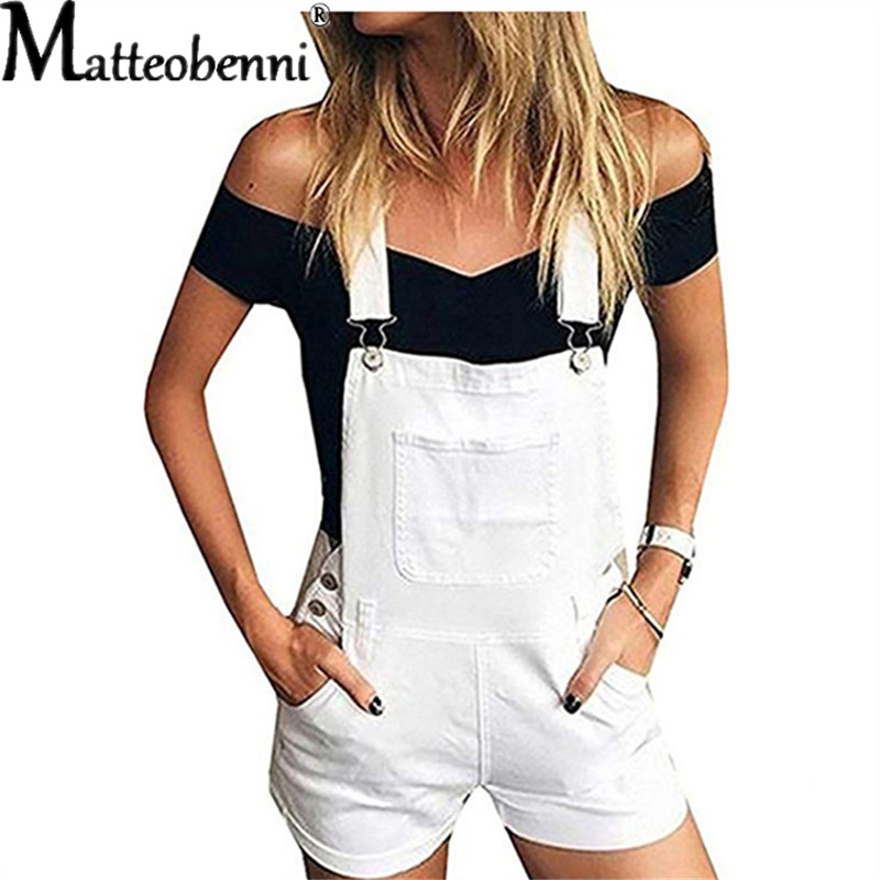 Short Denim Overalls Women Poc - Street Fashion Jeans Women ulasan dan harga