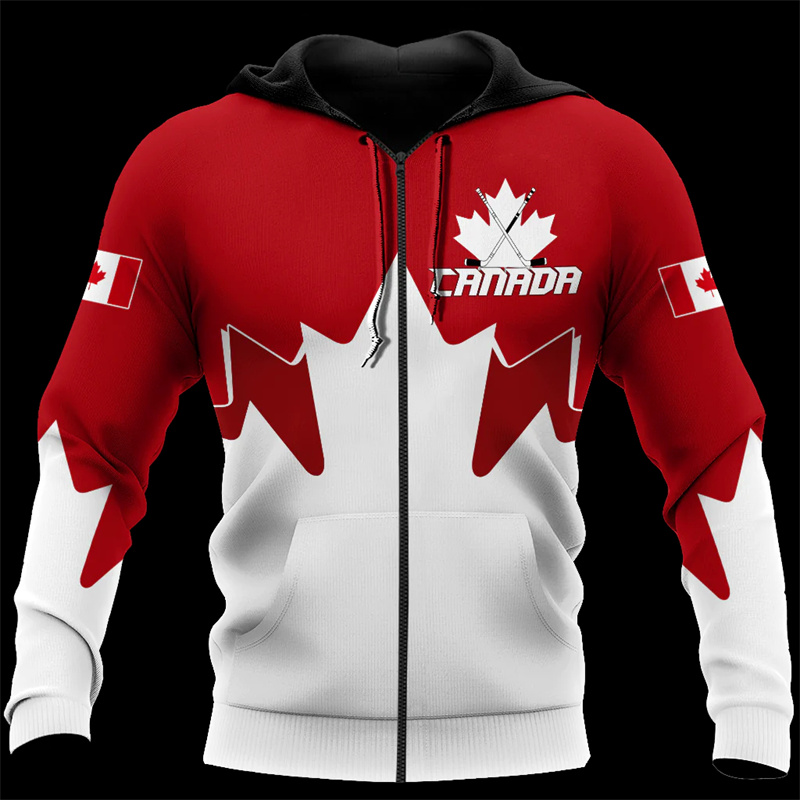 Canada 3d All Over Printed Map - Street Fashion Canada ulasan dan harga