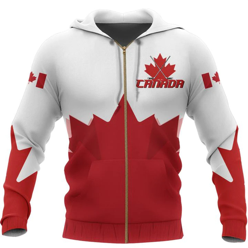 Canada 3d All Over Printed Map - Street Fashion Canada ulasan dan harga