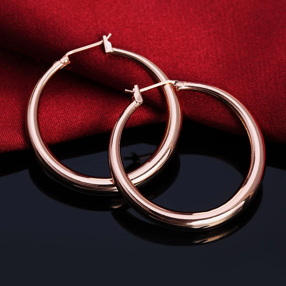 Hot Luxury 925 Sterling Silver - Street Fashion Earrings ulasan dan harga