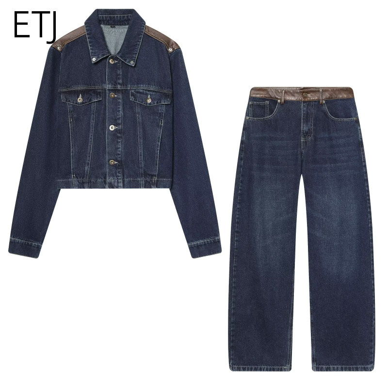 ETJ Women's Denim Jacket & Jea - Street Fashion Jeans Women ulasan dan harga