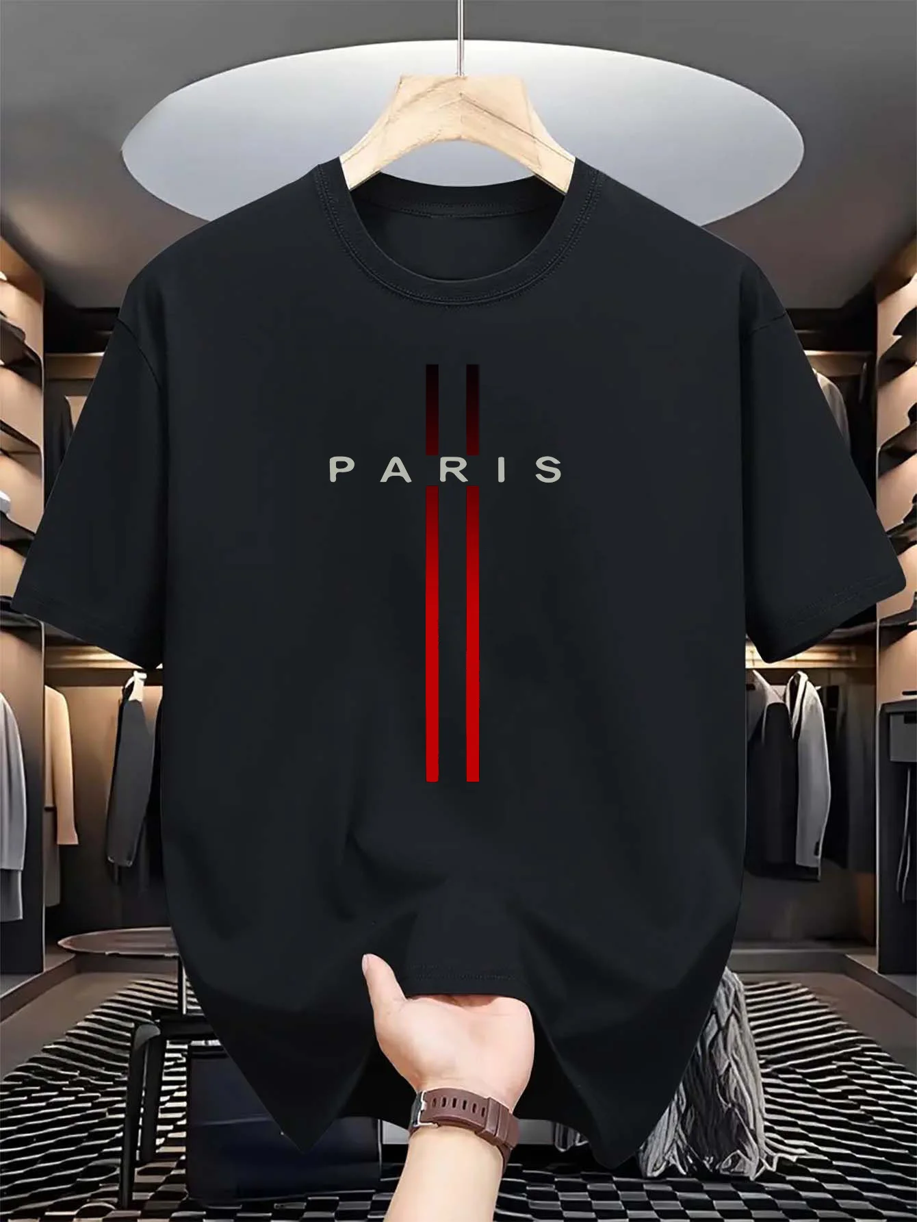 Men's 100% pure cotton summer  - Street Fashion Paris ulasan dan harga