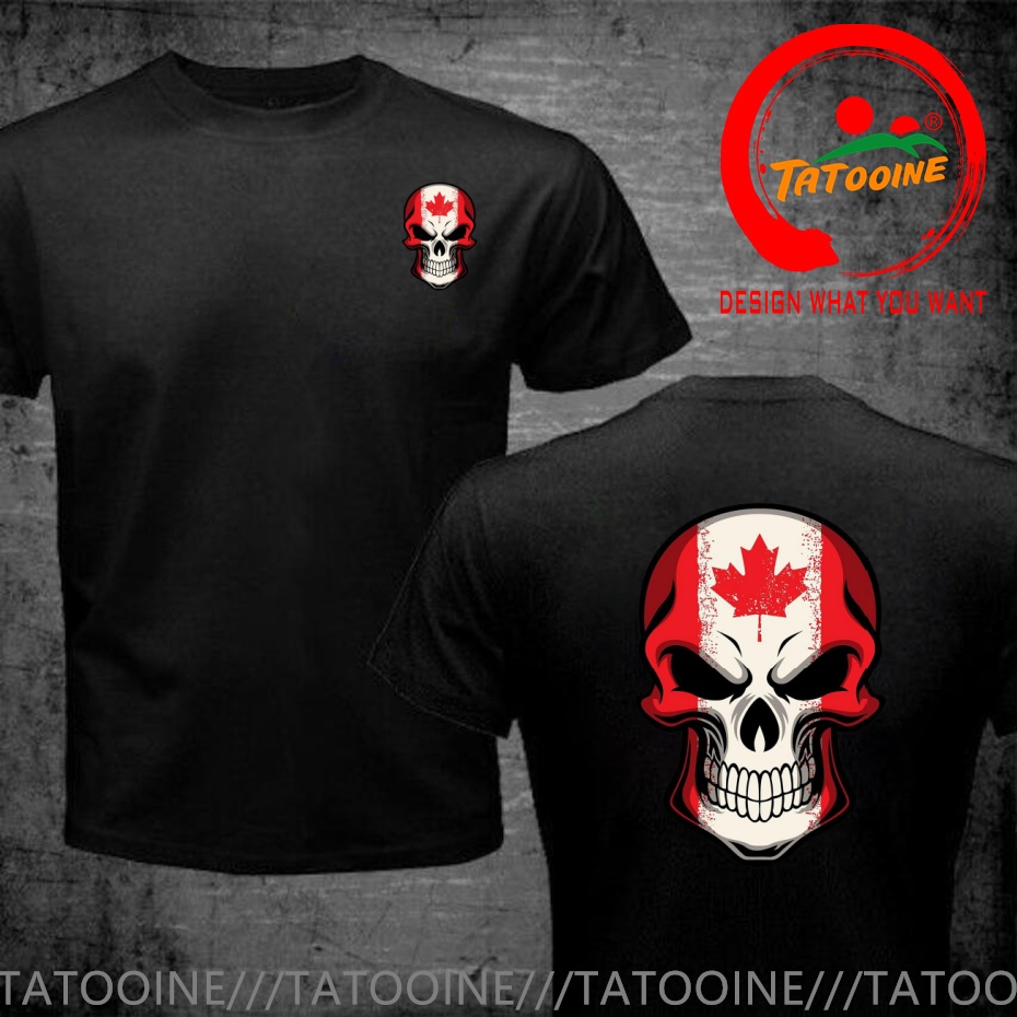 Funny Design Canada Flag Paint - Street Fashion Canada ulasan dan harga