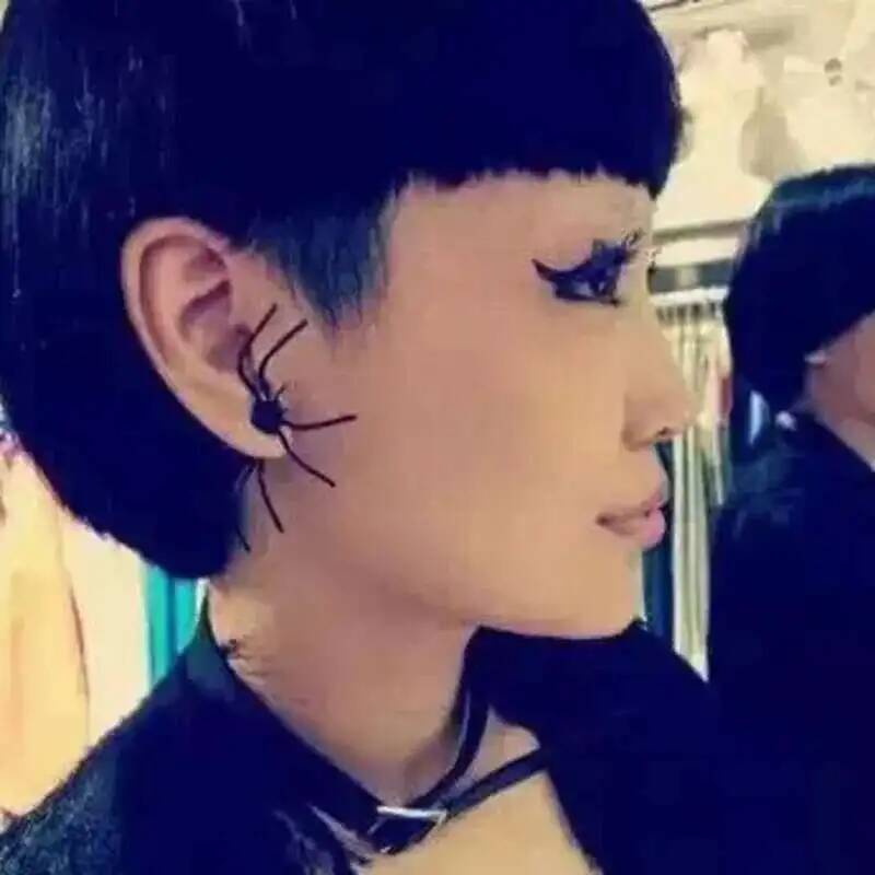 1 Pair Punk Street Cool Person - Street Fashion Earrings ulasan dan harga