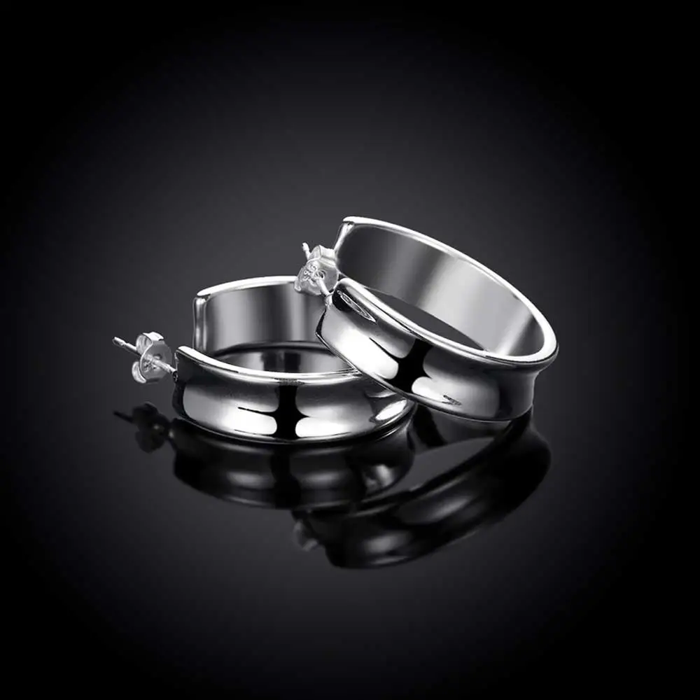 925 Sterling Silver Beautiful  - Street Fashion Earrings ulasan dan harga
