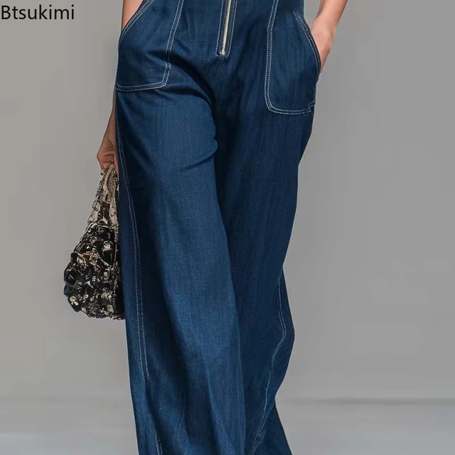 New Women's Sleeveless Denim J - Street Fashion Jeans Women ulasan dan harga