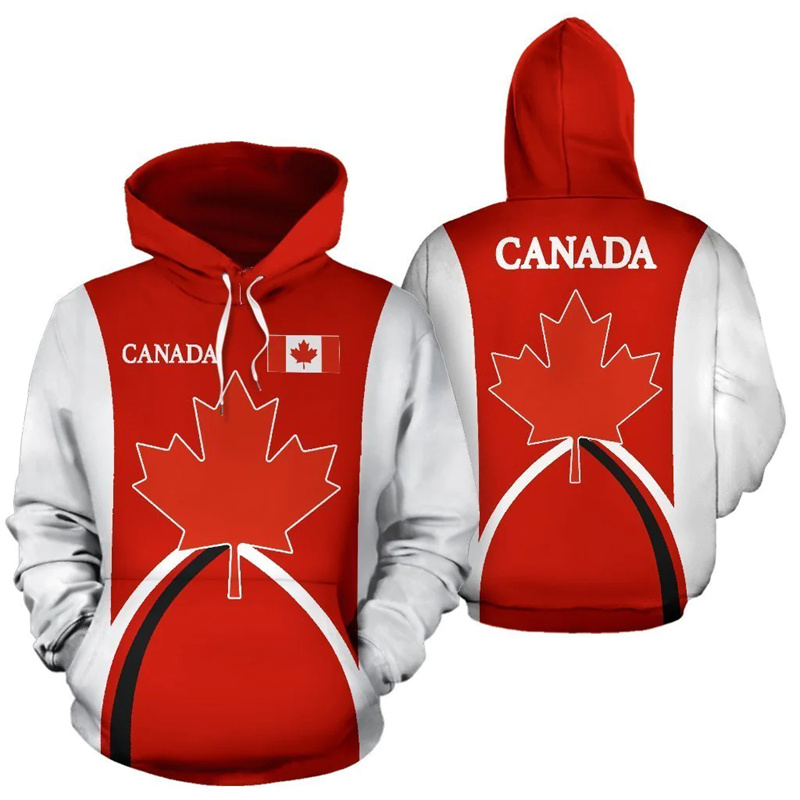 Canada Hoodie Maple Leaf 3d Pr - Street Fashion Canada ulasan dan harga