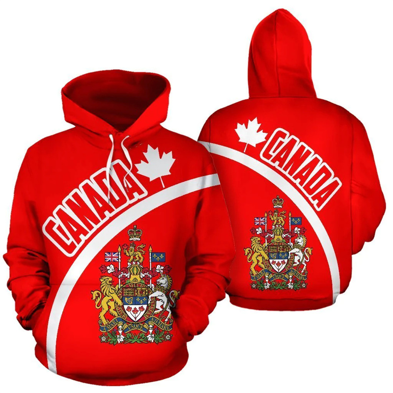 Canada Hoodie Maple Leaf 3d Pr - Street Fashion Canada ulasan dan harga