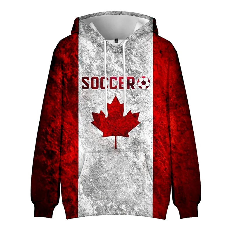 Canada Hoodie Maple Leaf 3d Pr - Street Fashion Canada ulasan dan harga