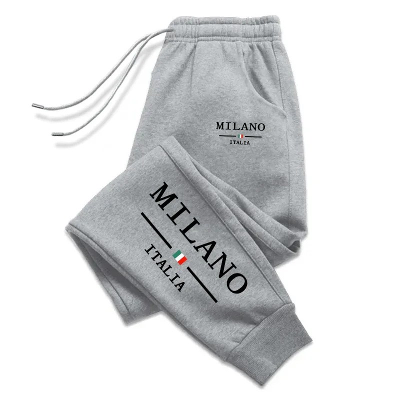 Milan Printed Mens Sweatpants  - Street Fashion Of Milan ulasan dan harga