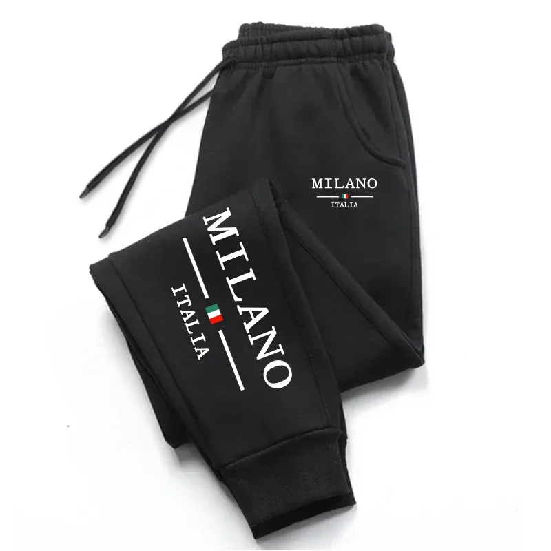 Milan Printed Mens Sweatpants  - Street Fashion Of Milan ulasan dan harga