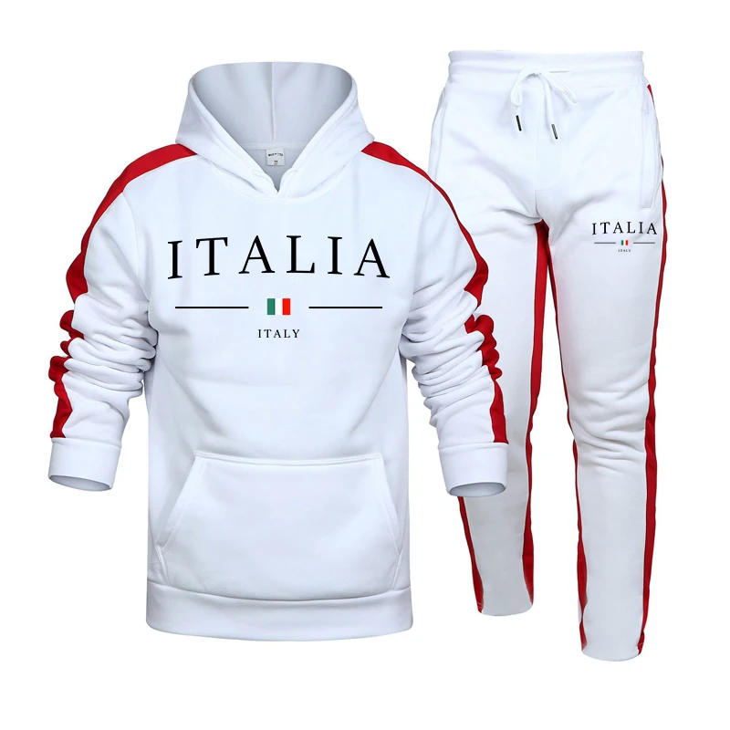 Men's Tracksuit 2 Pcs Sets Fas - Street Fashion China ulasan dan harga